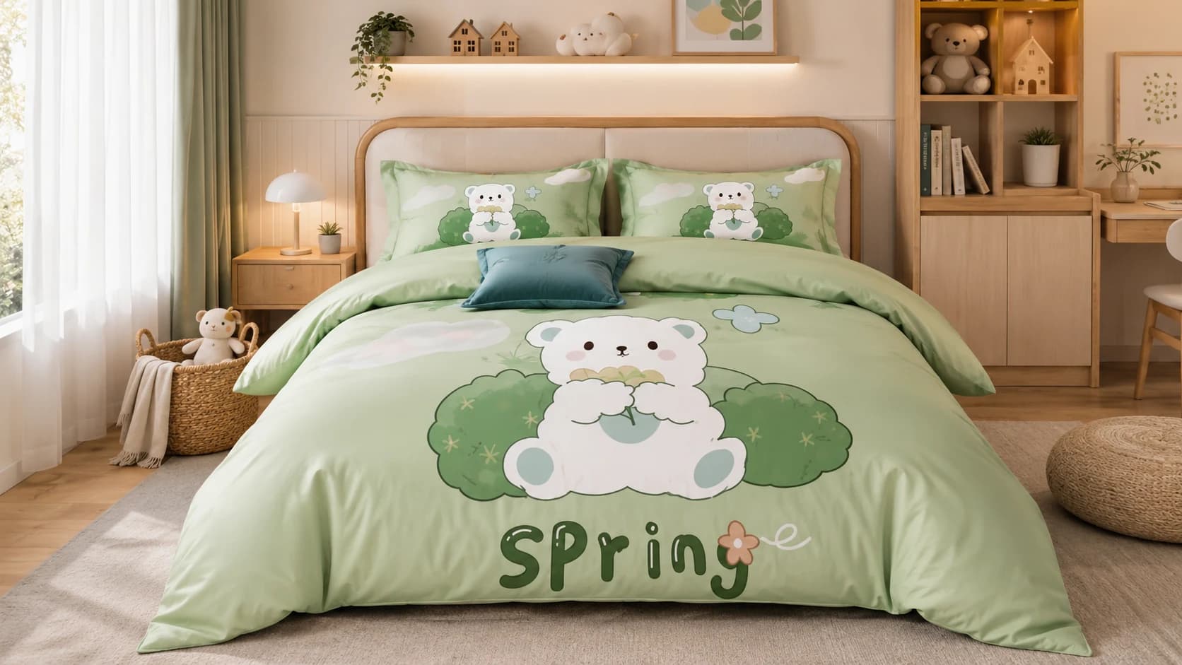 Spring Bear kids bedding collection wholesale product