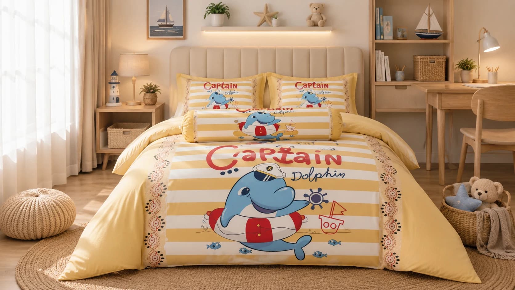 Dolphin Adventure kids bedding collection wholesale product