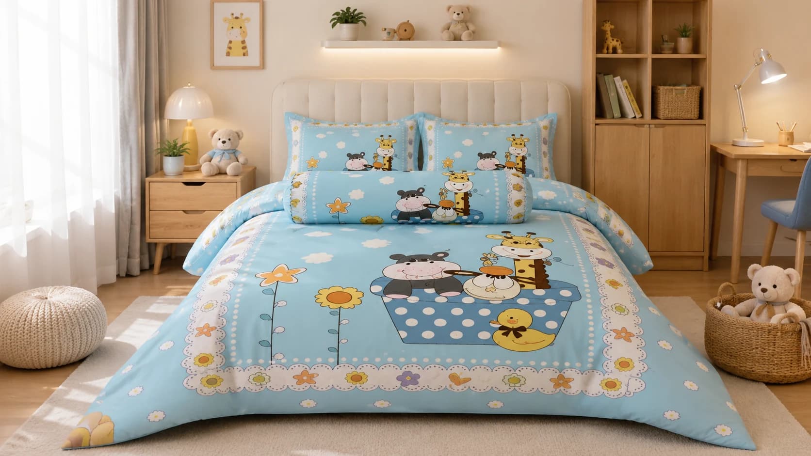 Playful Animals kids bedding collection wholesale product